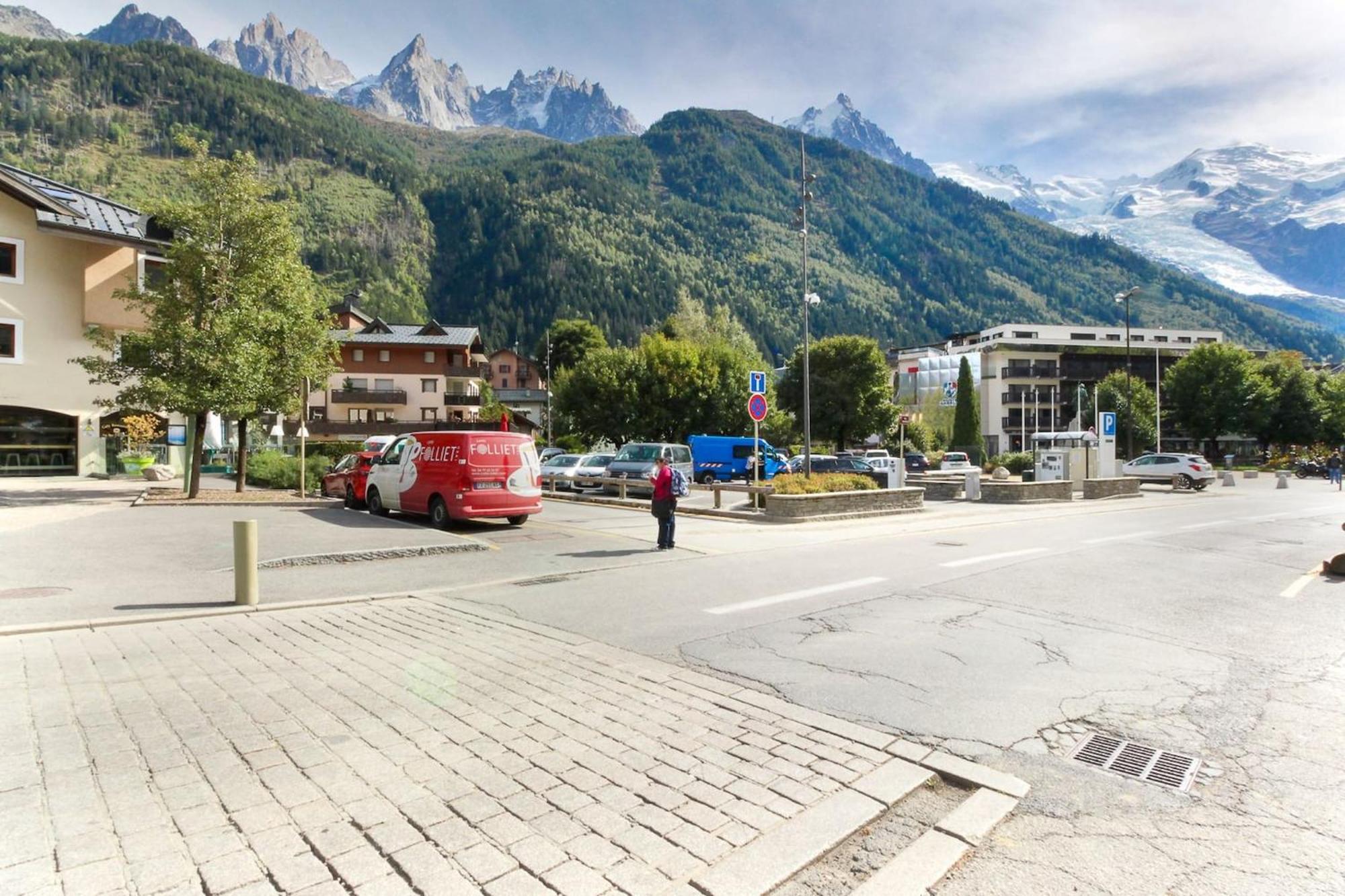 Albertine - Centre De Chamonix - Garage - Mountain Views! Exterior foto
